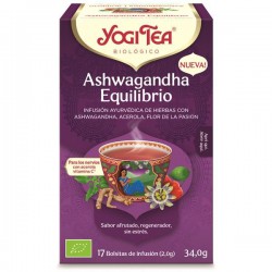 YOGI TEA BIO ASHWAGANDHA EQUILIBRIO 17 SAQUETAS