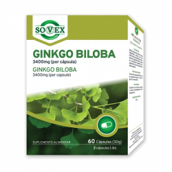 GINKGO BILOBA 3400mg 60 CAPSULAS 