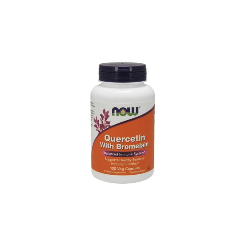 QUERCETIN 800 MG COM BROMELAINA 165 MG 120 CAPS NOW