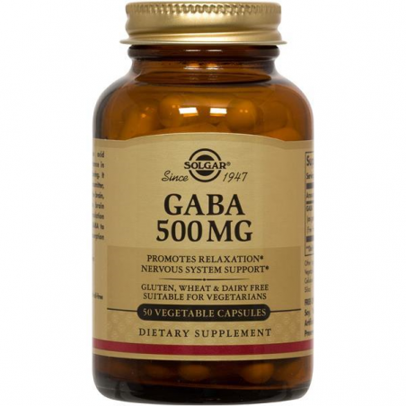 GABA 500 MG  50 CÁPSULAS  SOLGAR