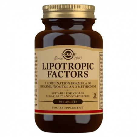 Fatores lipotrópicos 50 comprimidos - Solgar