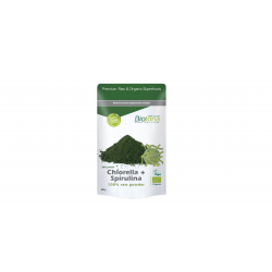 CHLORELLA  SPIRULINA RAW POWDER BIO 200 G BIOTONA