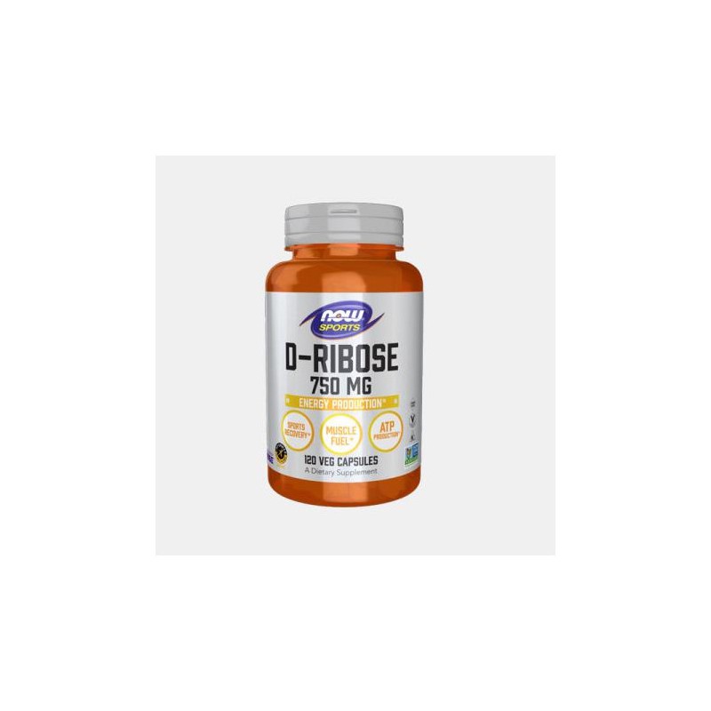 D RIBOSE 750 MG 120 CAPSULAS VEGETAIS NOW