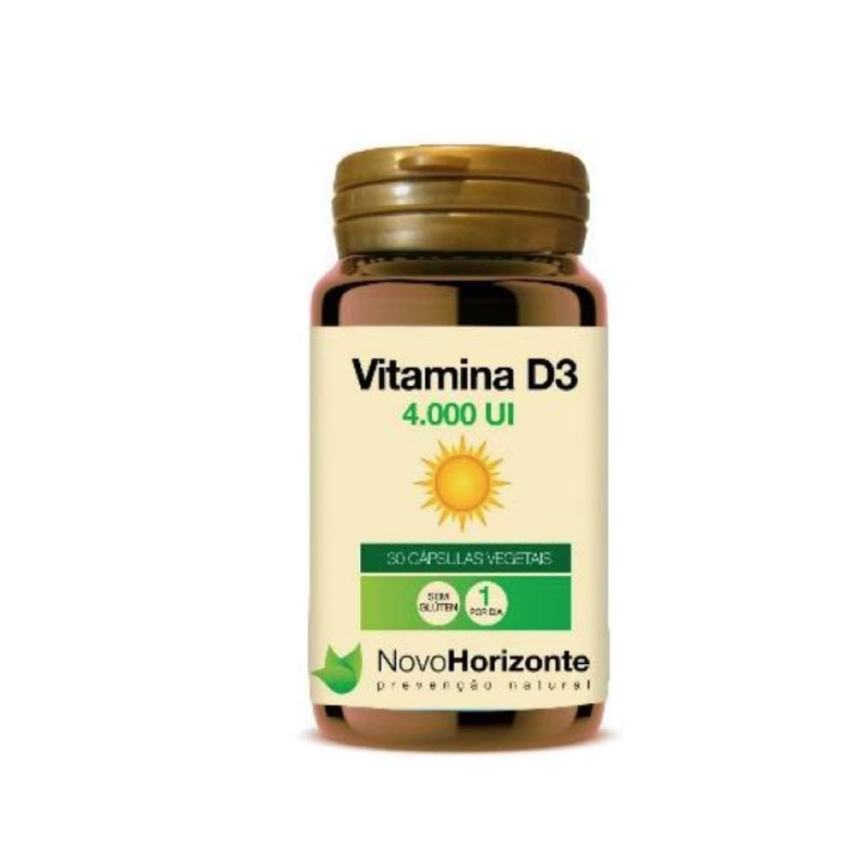 VITAMINA D3 4000 UI 30 CAPSULAS NOVO HORIZONTE
