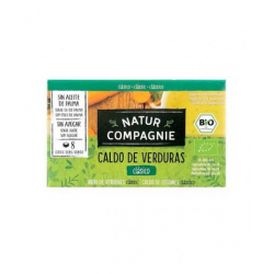 CALDO VEGETAL EM CUBOS BIO 84 GRS NATURGREEN Natur Compagnie