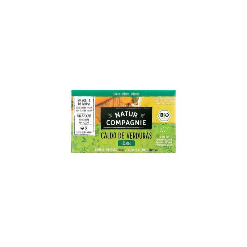 CALDO VEGETAL EM CUBOS BIO 84 GRS NATURGREEN Natur Compagnie