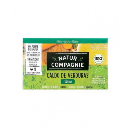 CALDO VEGETAL EM CUBOS BIO 84 GRS NATURGREEN Natur Compagnie