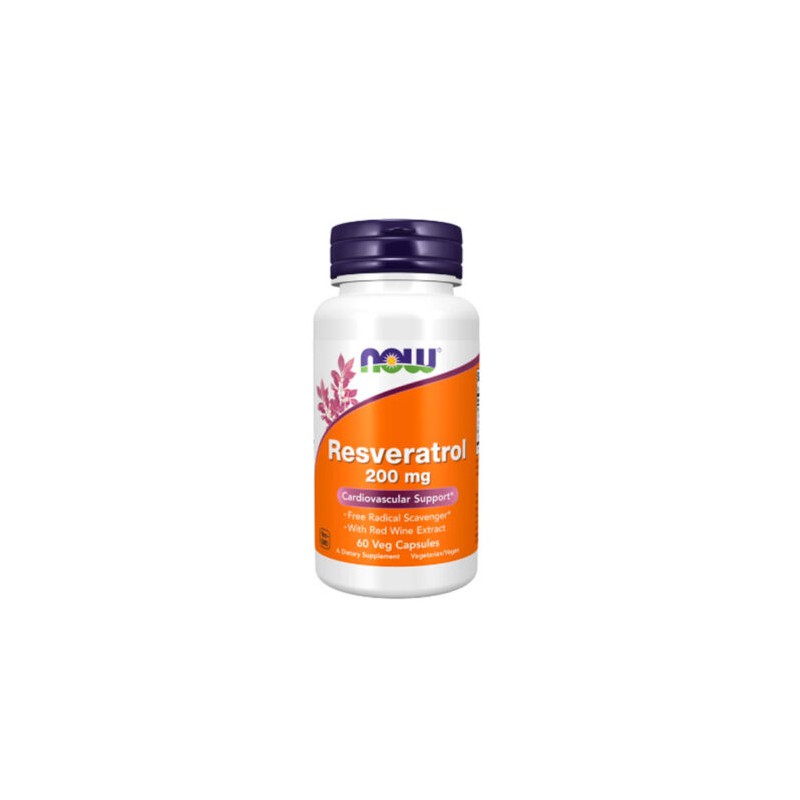 NATURAL REVERATROL 200 MG 60 CAPS NOW