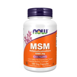 MSM 120 CAPS VEGETAIS 1000 MG NOW