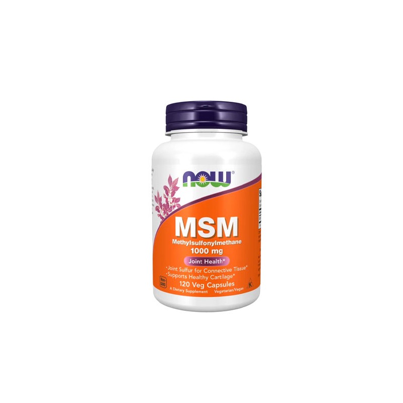 MSM 120 CAPS VEGETAIS 1000 MG NOW