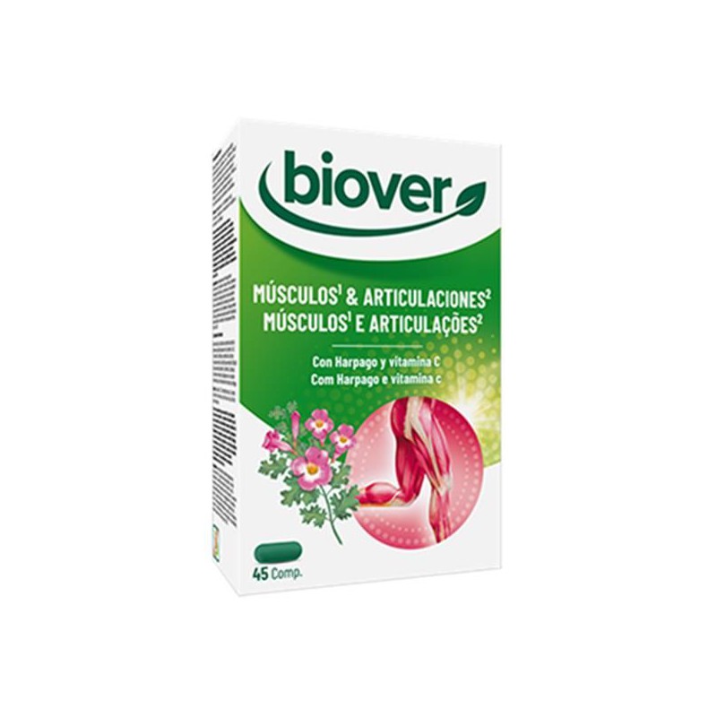 MÚSCULOS E ARTICULAÇÕES COM HARPAGO E VITAMINA C 45 COMP BIOVER