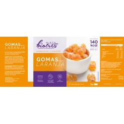 GOMAS DE LARANJA 3 UNIDADES DB3 DIETA BIO TRES 210 G
