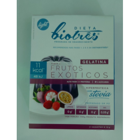DIETA BIOTRES GELATINA LIGHT FRUTOS EXOTICOS  2x15