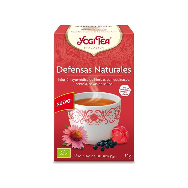 DEFESAS NATURAIS YOGI TEA BIO 17 SAQ