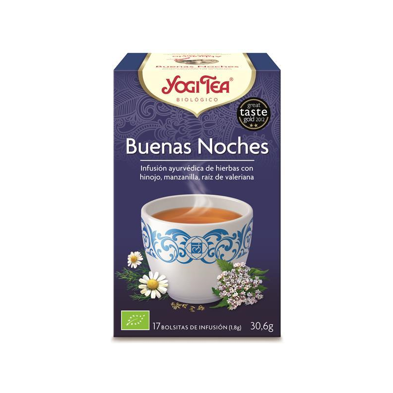 INFUSÃO BIO BOAS NOITES YOGI TEA BUENAS NOCHES 17 SAQ