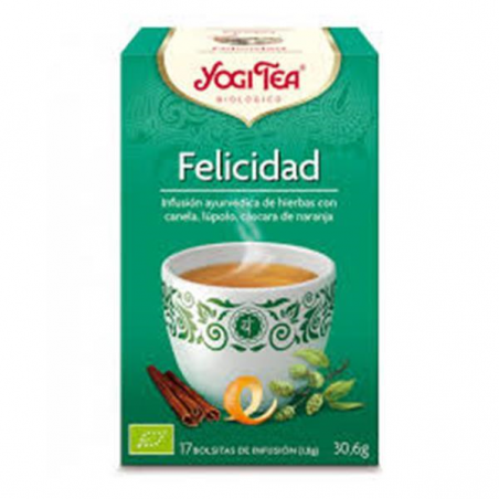 FELICIDADE YOGI TEA BIO 17 SAQ