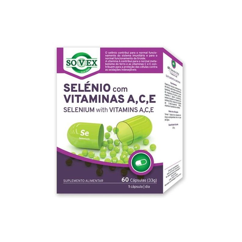 SELENIO ACE 60 CAPSULAS A C e E SOVEX