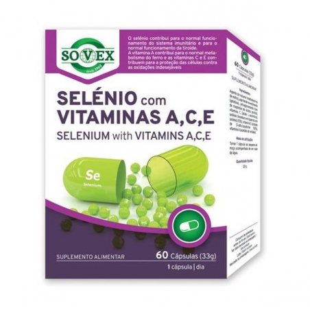 SELENIO ACE 60 CAPSULAS A C e E SOVEX