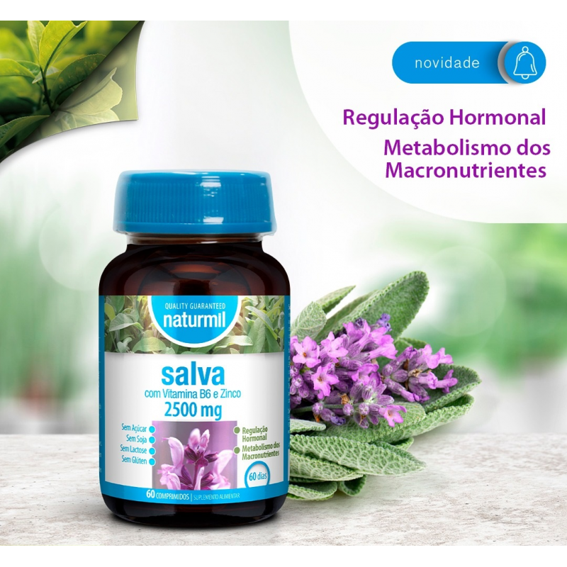 SALVA 2500 MG 60 COMP NATURMIL