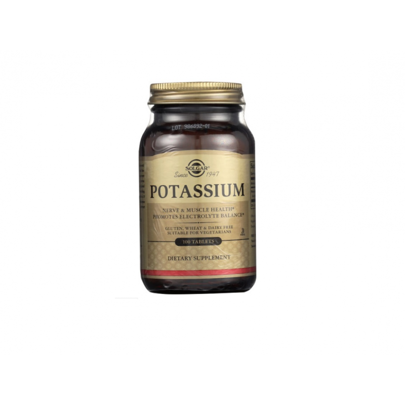 SOLGAR POTASSIUM 99 MG 100 TABS 