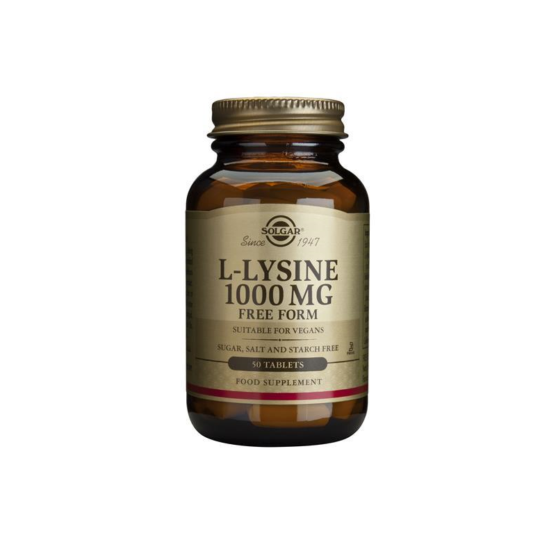 L LISINA 1000 MG  50 COMPRIMIDOS  SOLGAR