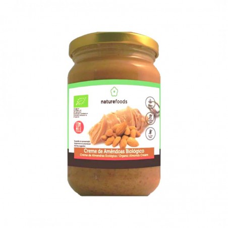 Creme de Amêndoa Bio 300 g  Naturefoods