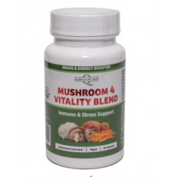 MUSHROOM 4 VITALITY BLEND 90 CAPS QUALITY OF LIFE