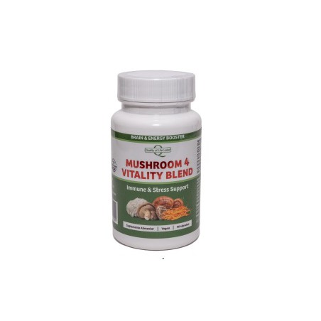 MUSHROOM 4 VITALITY BLEND 90 CAPS QUALITY OF LIFE