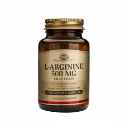 L ARGININA 500  MG 50 CAPSULAS SOLGAR