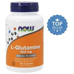 L GLUTAMINE 500 MG 120 CAPS NOW