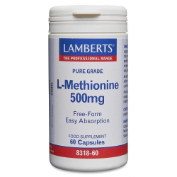 L METIONINA 60 CAPSULAS 500 MG METHIONINE LAMBERTS 
