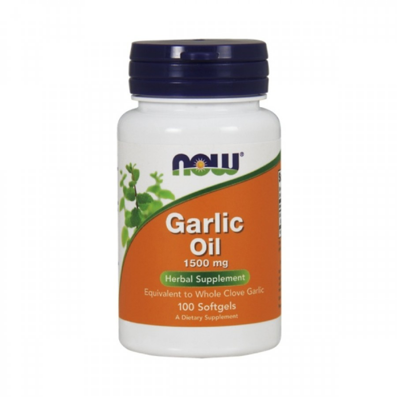 GARLIC OIL 100 CAPS VEGET 1500 MG NOW