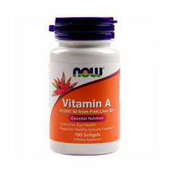 VITAMINA A  10.000 IU 100 CAPSULAS NOW