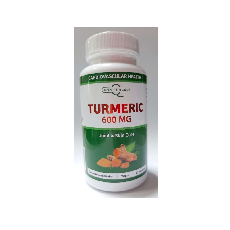 TURMERIC 600 MG 60 CAPS J L QUALIY OF LIFE LABS