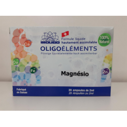 OLIGOELEMENTO MAGNESIO 20 AMPOLAS BIOLIGO