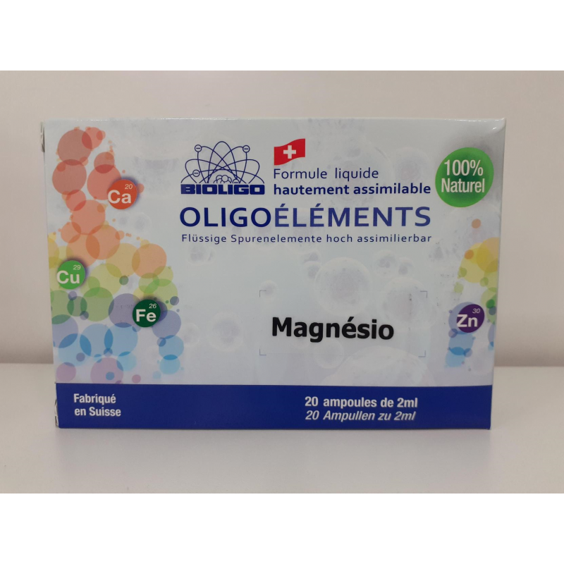 OLIGOELEMENTO MAGNESIO 20 AMPOLAS BIOLIGO