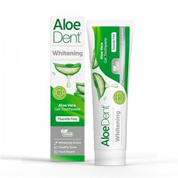 PASTA DENTES ALOE VERA COM FLÚOR - DENTES SENSIVEIS 100 ML ALOEDENT WHITENING