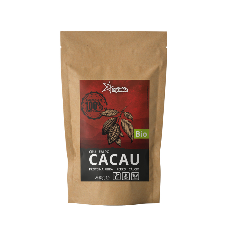 CACAU EM PO CRU BIO 200 G  PROVIDA