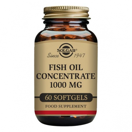 SOLGAR FISH OIL CONCENTRATE 1000 MG 60 CAPS OLEO PEIXE