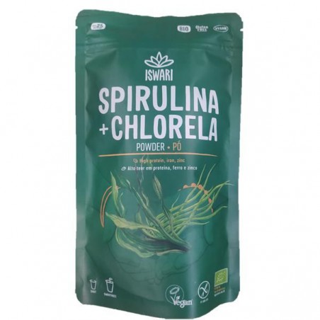 SPIRULINA E CLORELA BIO PO 125 G ISWARI