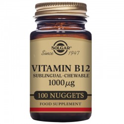 VITAMINA B 12 SUBLINGUAL 100 COMP 1000 MCG SUBLINGUAL SOLGAR