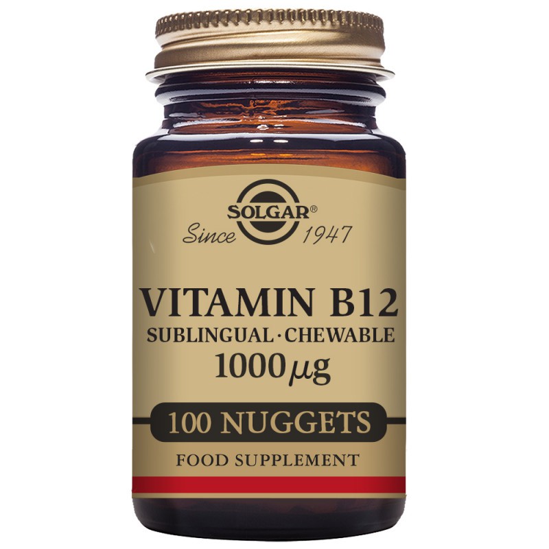 VITAMINA B 12 SUBLINGUAL 100 COMP 1000 MCG SUBLINGUAL SOLGAR