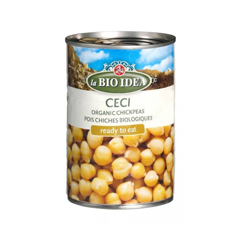 GRAO DE BICO COZIDO LA BIO IDEIA 400 GRS