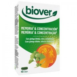 MEMORIA E CONCENTRACAO 45 CAPS BIOVER