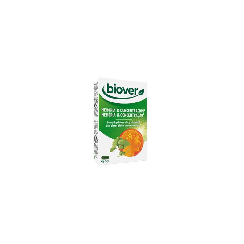MEMORIA E CONCENTRACAO 45 CAPS BIOVER