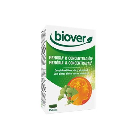 MEMORIA E CONCENTRACAO 45 CAPS BIOVER