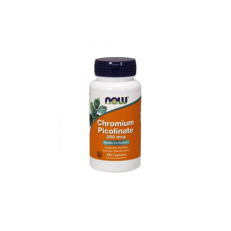 Now Foods Chromium Picolinate 200mcg 100 caps