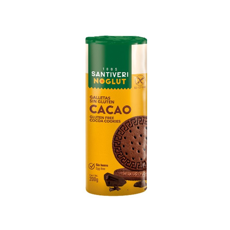 BOLACHAS DIGESTIVAS CACAU 200 GR SANTIVERI 