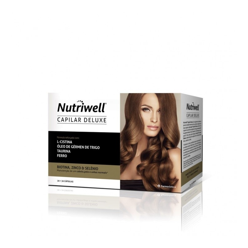 NUTRIWELL CAPILAR DELUXE 30 + 30 CAPS FARMODIETICA