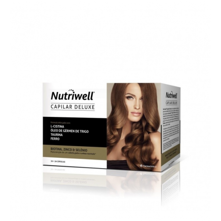 NUTRIWELL CAPILAR DELUXE 30 + 30 CAPS FARMODIETICA